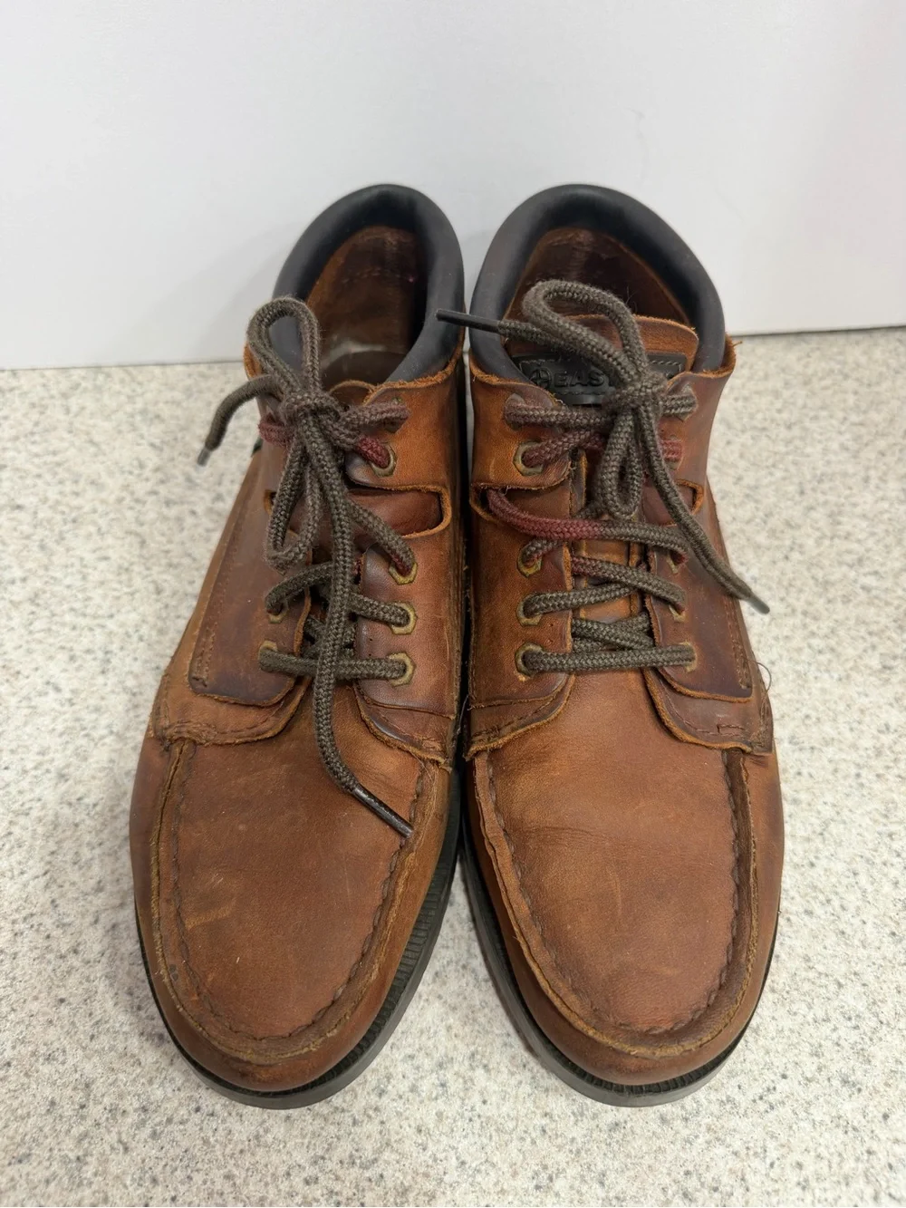 Vtg EASTLAND Seneca Camp Moc Chukka Leather Boots - Men’s Size 9.5 - Brown